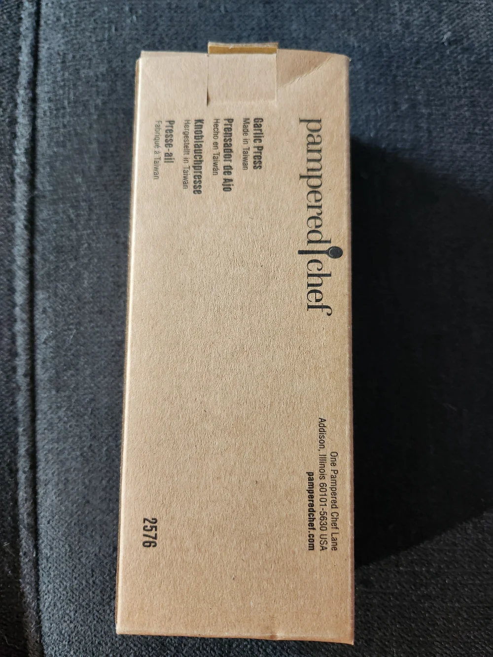 Pampered Chef Garlic Press #original packaging #never used #kitchen utensil